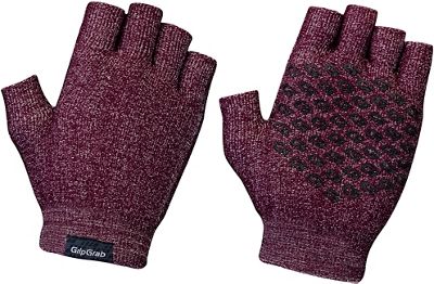 GripGrab Freedom Knitted Cycling Gloves - Dark Red - XL/XXL, Dark Red